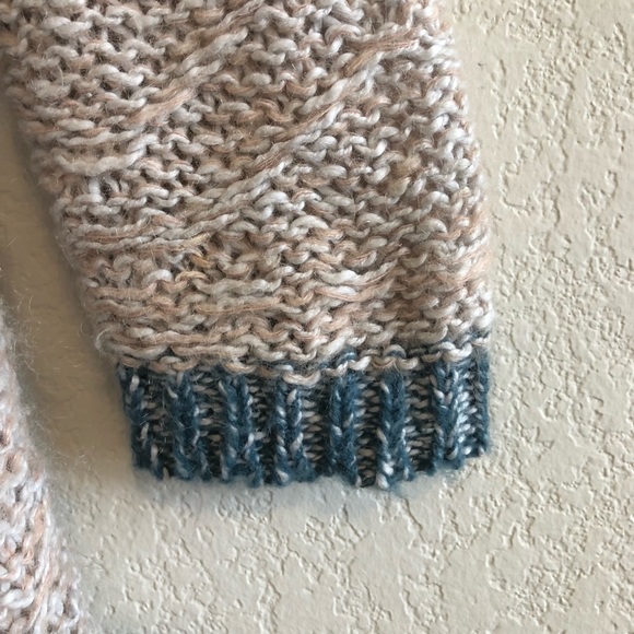 Moth Ombré Boho Duster Thick Knit Cardigan Sweater - Picture 3 of 8